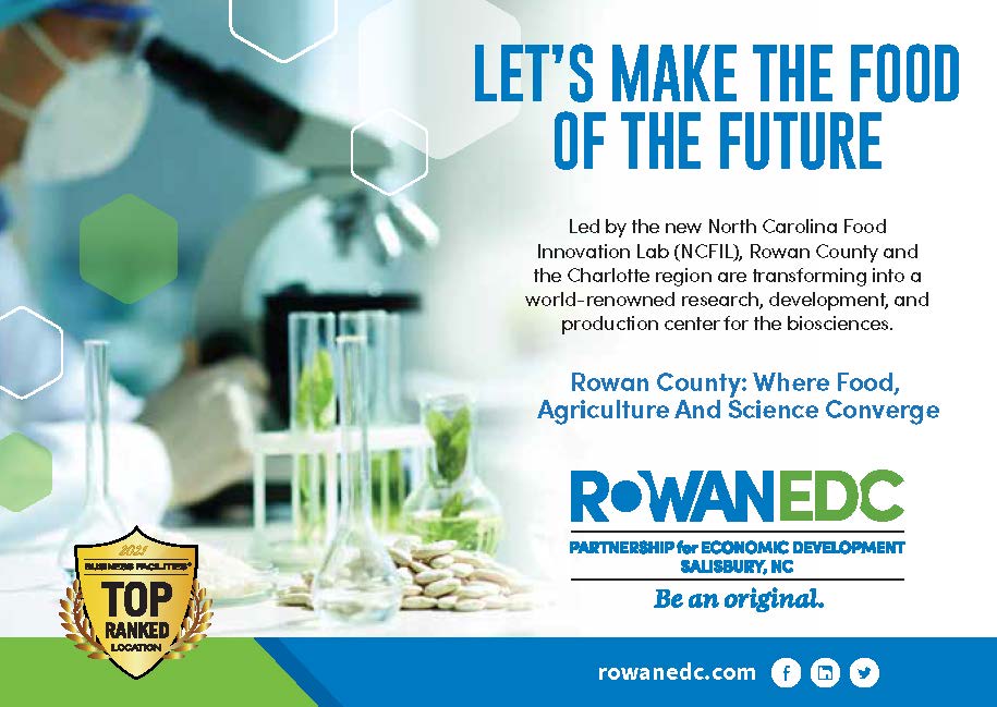 Rowan County Earns No. 7 National Ranking in Food Processing